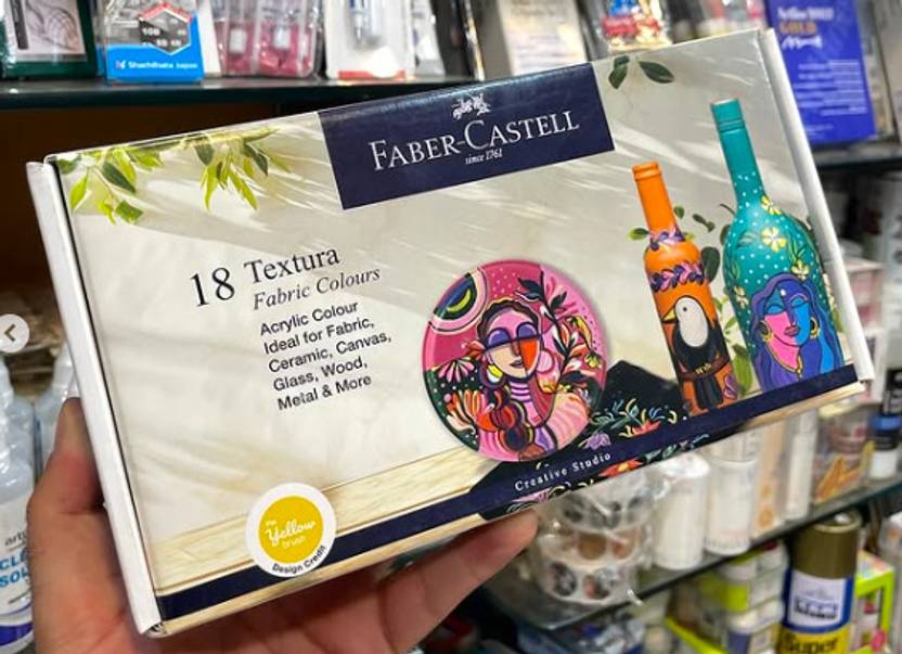 Castell 574218 - FC TEXTURA FABRIC COLOUR 18 SHADES (Set of 1, Multicolor)