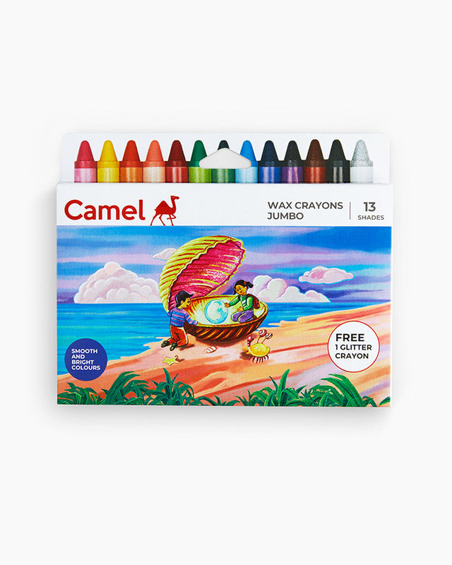 CAM PLASTIC CRAYONS 13 SHADES - PACK OF 4 (Multicolor) ()