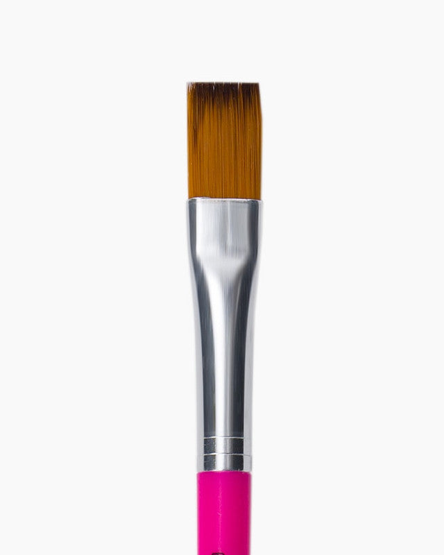 Camlin 2065776 - CAM CHAMP BRUSHES SERIES 65 (FLAT) - BRUSH SIZE:6 (Pink)