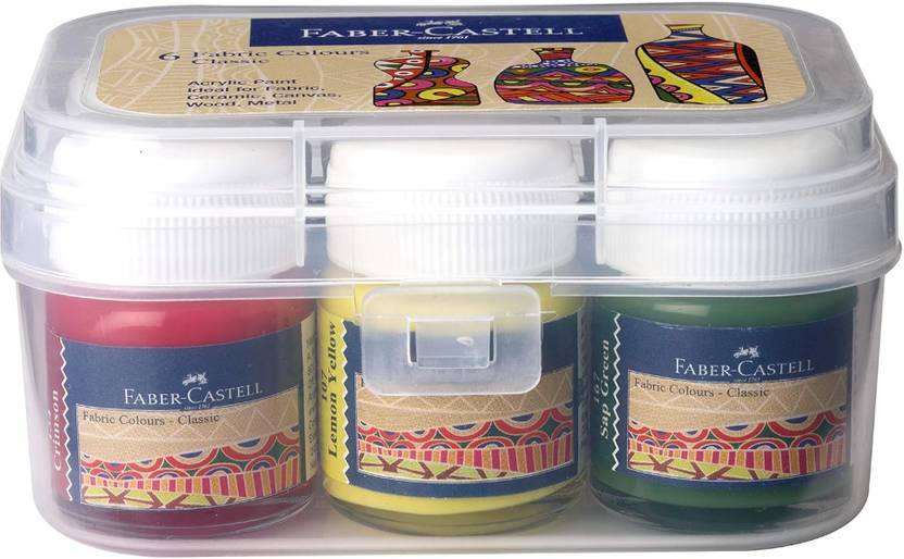 Castell 1410501 - FC FABRIC COLOUR CLASSIC 6 SHADES - PACK OF 2 (Set of 1, Multicolor)