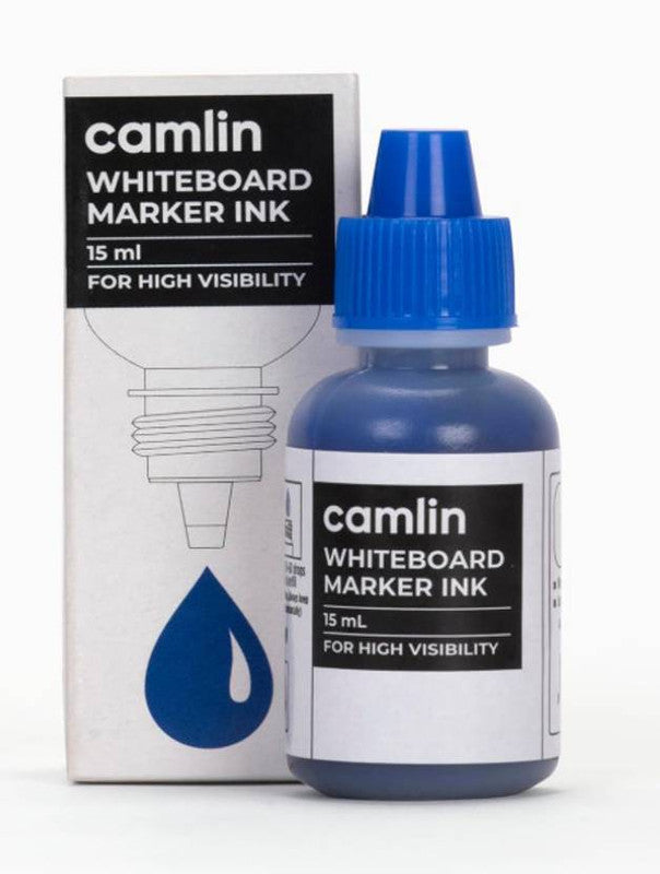 Camlin MARKER INK Ink Bottle (Pack of 8, Ink Color - Black, Blue, Red, Green)