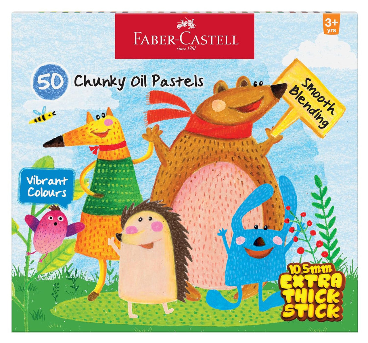 Castell 123150 - FC CHUNKY OIL PASTEL 50 SHADES (Multicolor)