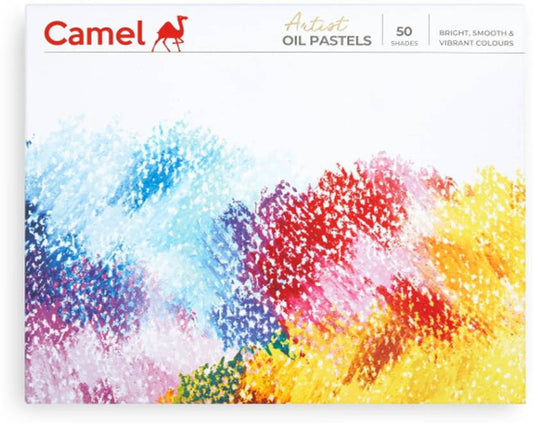 Camlin 0443655 - CAM ARTIST OIL PASTELS 50 SHADES (Multicolor)