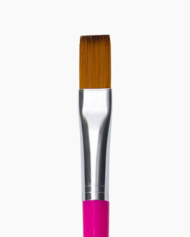 Camlin 2065777 - CAM CHAMP BRUSHES SERIES 65 (FLAT) - BRUSH SIZE:7 (Pink)