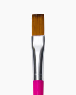 Camlin 2065777 - CAM CHAMP BRUSHES SERIES 65 (FLAT) - BRUSH SIZE:7 (Pink)