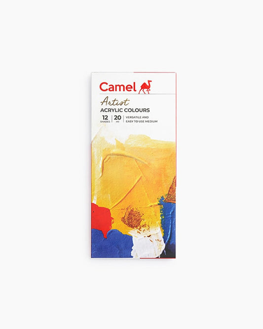 Camlin 0811722 - CAM ARTIST ACRYLIC COLOURS 12 SHADES 20ML (Set of 1, Multicolor)