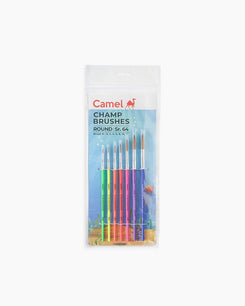 Camlin 2064777 - CAM CHAMP BRUSHES SERIES 64 (ROUND) - BRUSH SIZE:7 (Orange)