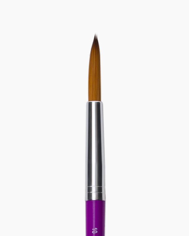 Camlin 2064780 - CAM CHAMP BRUSHES SERIES 64 ( ROUND) - BRUSH SIZE:10 (Purple)