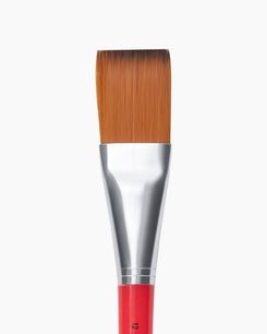 Camlin 2065782 - CAM CHAMP BRUSHES SERIES 65 (FLAT) - BRUSH SIZE:12 (Red)