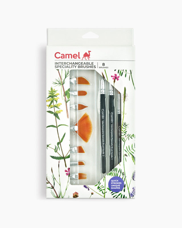 Camlin 2008078 - CAM INTERCHANGEABLE SPECIALITY BRUSHES (Black)