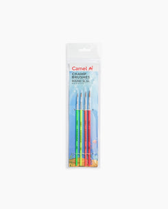Camlin 2074694 - CAM CHAMP BRUSHES ROUND SR.64 - PACK OF 4 (Multicolor)