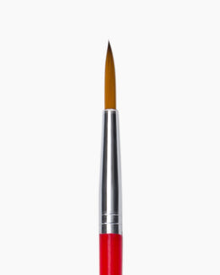 Camlin 2064776 - CAM CHAMP BRUSHES SERIES 64 (ROUND) - BRUSH SIZE:6 (Red)