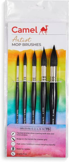 Camlin 2005685 - CAM MOP BRUSHES SERIES 73 (Black)