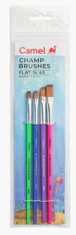 Camlin 2075696 - CAM CHAMP BRUSHES FLAT SR.56 (Multicolor)