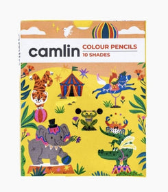 Camlin 4193564 HEXAGONAL Shaped Color Pencils (Set of 10, Multicolor)