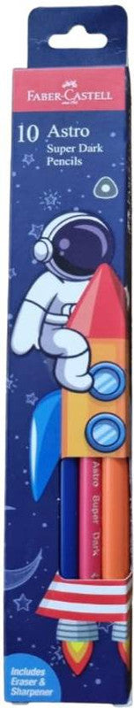 Castell 517111 - FC ASTRO SUPER DARK PENCILS - PACK OF 5 Pencil (Multicolor)