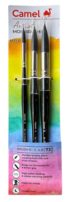 Camlin 2005282 - CAM ARTIST MOP BRUSHES - SERIES 73 (Black)