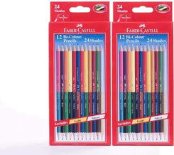 Castell FC HEXAGONAL Shaped Color Pencils (Set of 24, Multicolor)