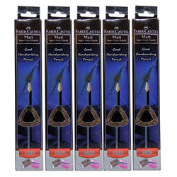 Castell 1000-04 - FC MATT SUPER DARK PENCILS - PACK OF 5 Pencil (Black)