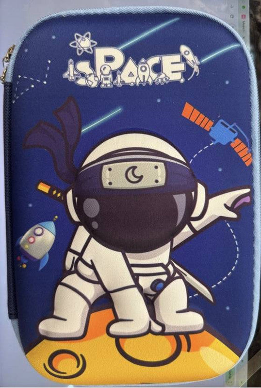 VISHWA 1016 ASTRONAUT Art EVA Pencil Box (Set of 1, Blue)